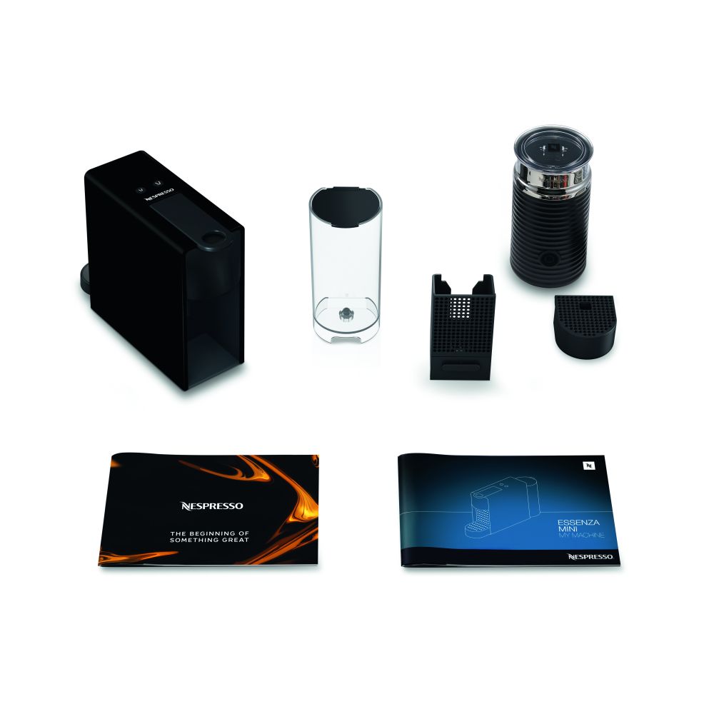 Krups Nespresso XN1108V Essenza Mini Καφετιέρα για Κάψουλες Nespresso Black & 100 Ευρώ Επιστροφή ή Δώρο 60 Κάψουλες Nespresso - Image 8