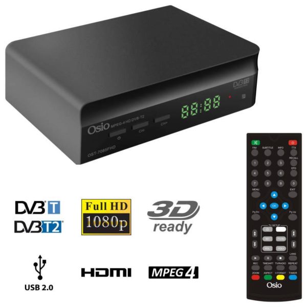OST-7085FHD DVB-T/T2 FULL HD MPEG-4 USB