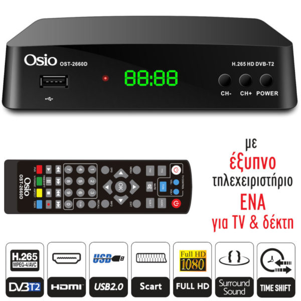 Osio OST-2660D DVB-T/T2