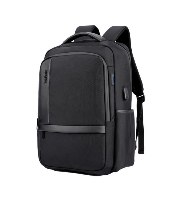 ARCTIC HUNTER τσάντα πλάτης B00120C-BK με θήκη laptop, αδιάβροχη, μαύρη