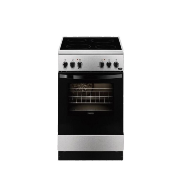 Zanussi ZCV550G1XA Κουζίνα 54lt με Εστίες Κεραμικές