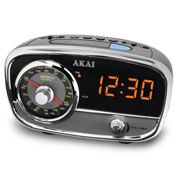 Akai CE1401 Αναλογικό ραδιόφωνο με ψηφιακό ρολόι ξυπνητήρι
