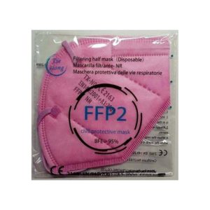 Tiexiong Ροζ FFP2 Civil Protective Mask BFE >95% 20τμχ