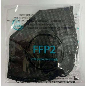 Tiexiong FFP2 Μαύρο Civil Protective Mask BFE >95% 20τμχ