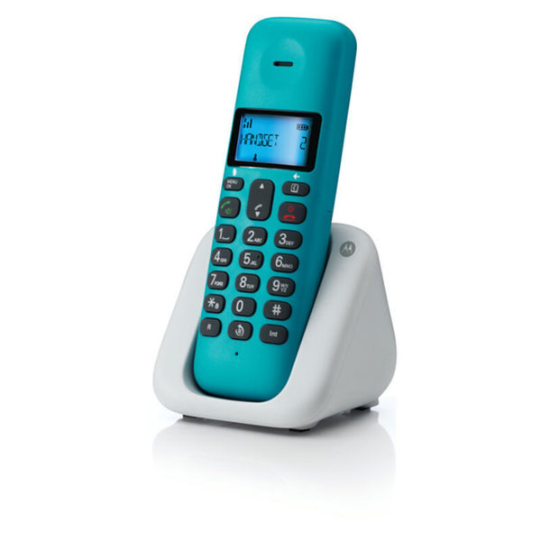 Motorola T301 Turquoise Ασύρματο Τηλέφωνο