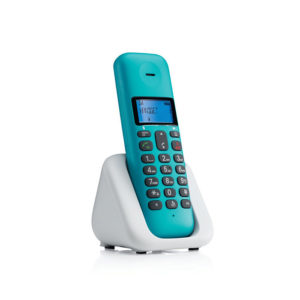 Motorola T301 Turquoise Ασύρματο Τηλέφωνο