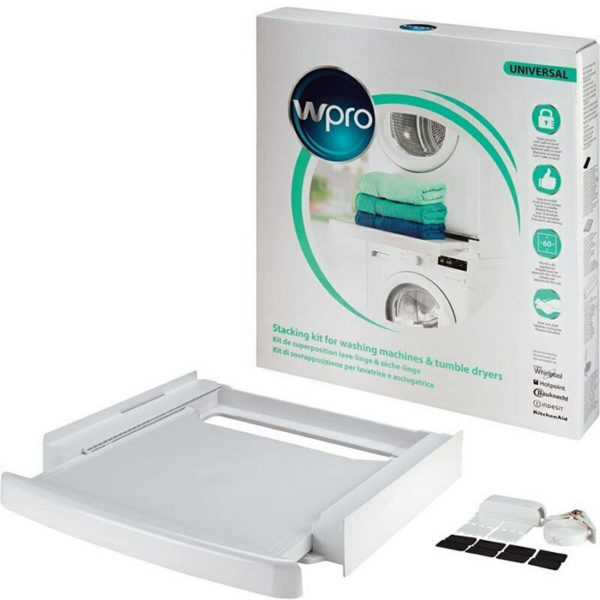 Wpro Universal Stacking Kit Συνδετικό Πλυντηρίου/Στεγνωτηρίου