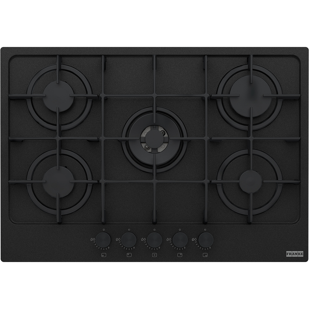 Franke Maris FHMA 755 4G DC MB C Εστία Υγραερίου Αυτόνομη 51x73cm Matte Black 3065101032 106.0670.113