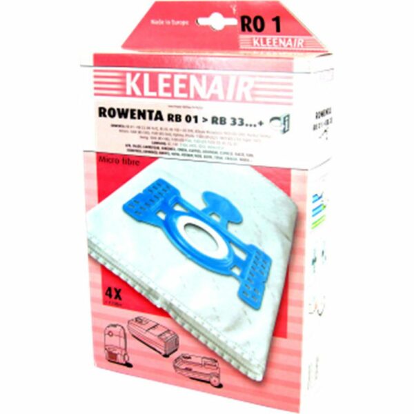 Kleenair RO1 Σακούλες Σκούπας 5τμχ Συμβατή με Σκούπα Rowenta / Samsung 40187