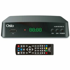 Osio OST-3545D Ψηφιακός Δέκτης Mpeg-4 Full HD (1080p) με Λειτουργία PVR (Εγγραφή σε USB) Σύνδεση USB