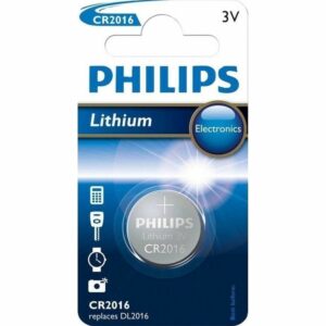 Philips CR2016 3V Electronics Lithium Μπαταρία Ρολογιών 1τμχ