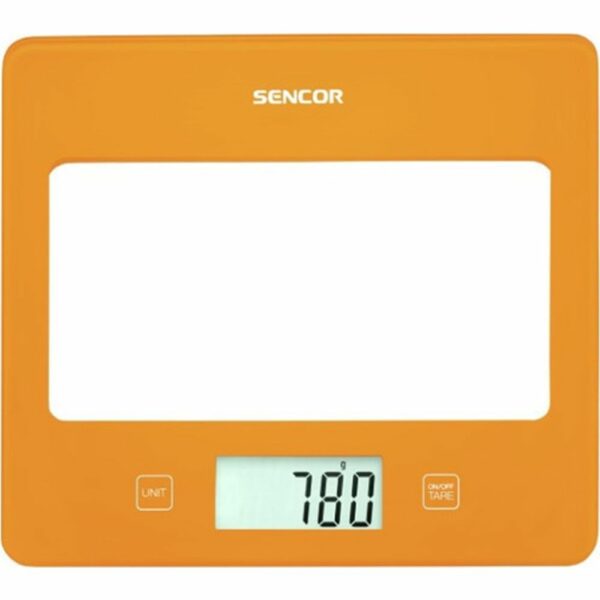 Sencor SKS 502 Ψηφιακή Ζυγαριά Κουζίνας 1gr/5kg Orange