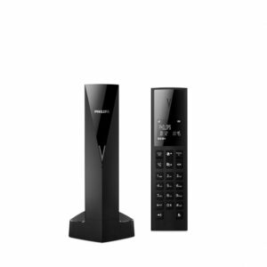 Philips M3501B Linea V Ασύρματο Τηλέφωνο με Aνοιχτή Aκρόαση Μαύρο
