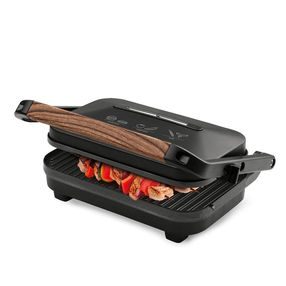 Izzy IZ-2013 Τοστιέρα για 2 Τοστ 1300W Wooden Μαύρη - Image 2