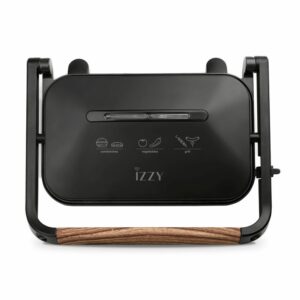 Izzy IZ-2013 Τοστιέρα για 2 Τοστ 1300W Wooden Μαύρη