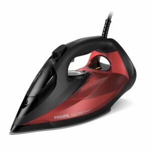 Philips DST7022/40 Σίδερο Ατμού 2800W με Αντικολλητική Πλάκα και Συνεχόμενη Παροχή 50gr/min Black/Red