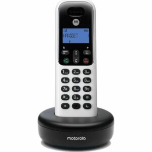 Motorola T501+ Ασύρματο Τηλέφωνο με Aνοιχτή Aκρόαση Λευκό