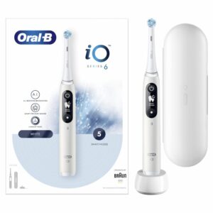 Oral-B iO Series 6 81769538 Ηλεκτρική Οδοντόβουρτσα με Αισθητήρα Πίεσης White