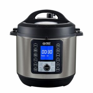 First Austria FA-5130-2-SI Πολυμάγειρας 1000W με Χωρητικότητα 6lt Ασημί