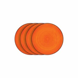 Lamart LT9051 Σερβίτσιο Πιάτων Κεραμικό Πορτοκαλί 4 τμχ.