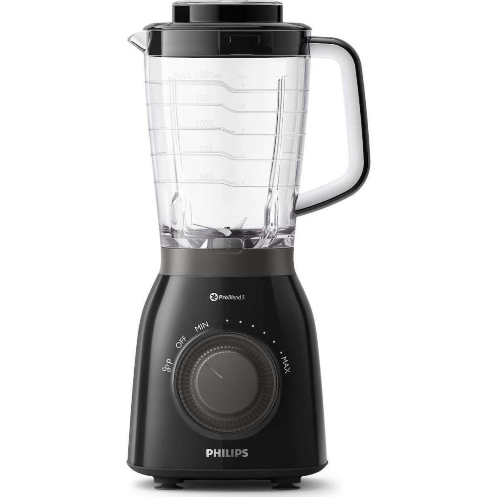 Philips HR2156/90 Μπλέντερ 2lt 600W Μαύρο