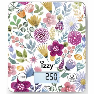 Izzy Floral IZ-7007 Ψηφιακή Ζυγαριά Κουζίνας 1gr/10kg Πολύχρωμη 223878