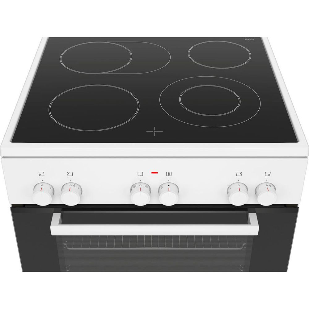 Bosch HKA090220 Κουζίνα 66lt με Κεραμικές Εστίες Π60εκ. Λευκή - Image 4