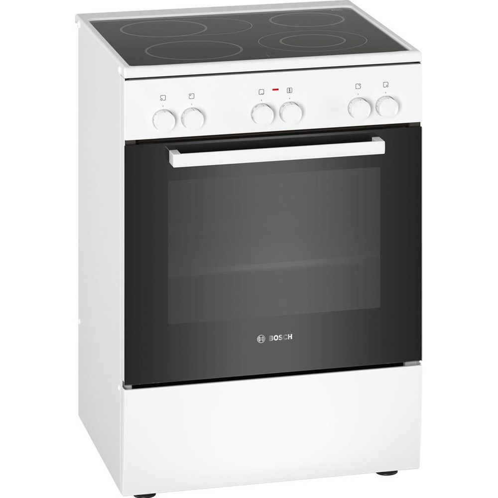 Bosch HKA090220 Κουζίνα 66lt με Κεραμικές Εστίες Π60εκ. Λευκή