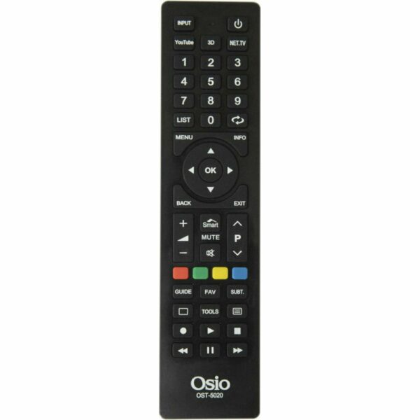 Osio OST-5020-6A Συμβατό Τηλεχειριστήριο για Τηλεοράσεις LG , Panasonic , Philips , Samsung , Sony και Telefunken