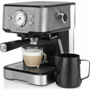 PRINCESS 249412 Καφετιέρα Espresso Κατάλληλη για αλεσμένο καφέ & κάψουλες Nespresso