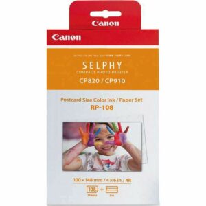 Canon RP-108 Φωτογραφικό Χαρτί Selphy CP Tri-Colour A6 (10x15) για Εκτυπωτές Θερμικής Εξάχνωσης/Μεταφοράς 108 Φύλλα
