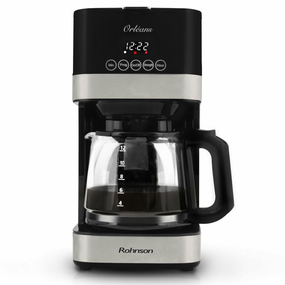 Rohnson R-930 Προγραμματιζόμενη Καφετιέρα Φίλτρου 900W Black