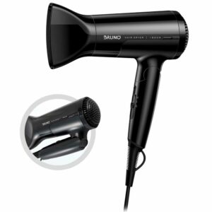 BRUNO BRN-0153 Σεσουάρ Μαλλιών 1600W, Αναδιπλούμενη Λαβή, Μαύρο