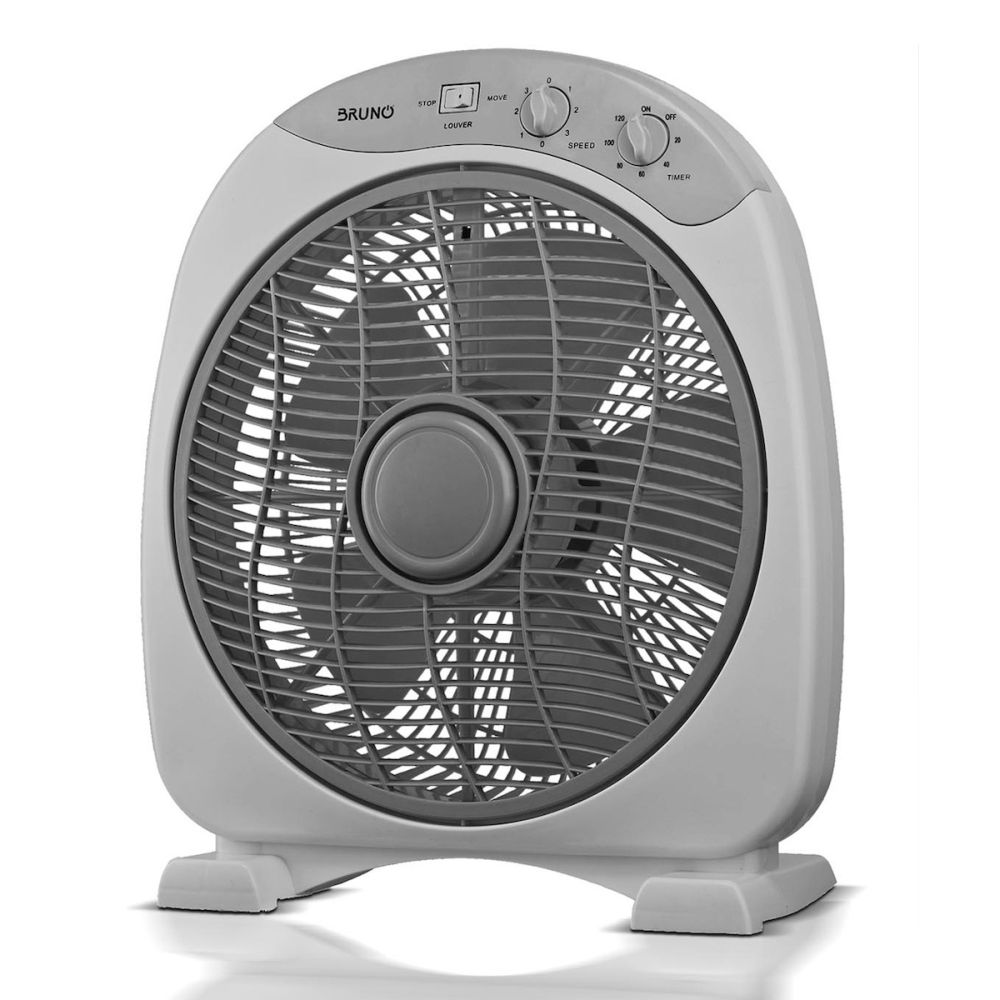 BRUNO BRN-0184 Ανεμιστήρας Box Fan Επιτραπέζιος/Δαπέδου, 38W 32cm, Γκρι