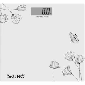 Bruno BRN-0055 Ψηφιακή Ζυγαριά σε Λευκό χρώμα