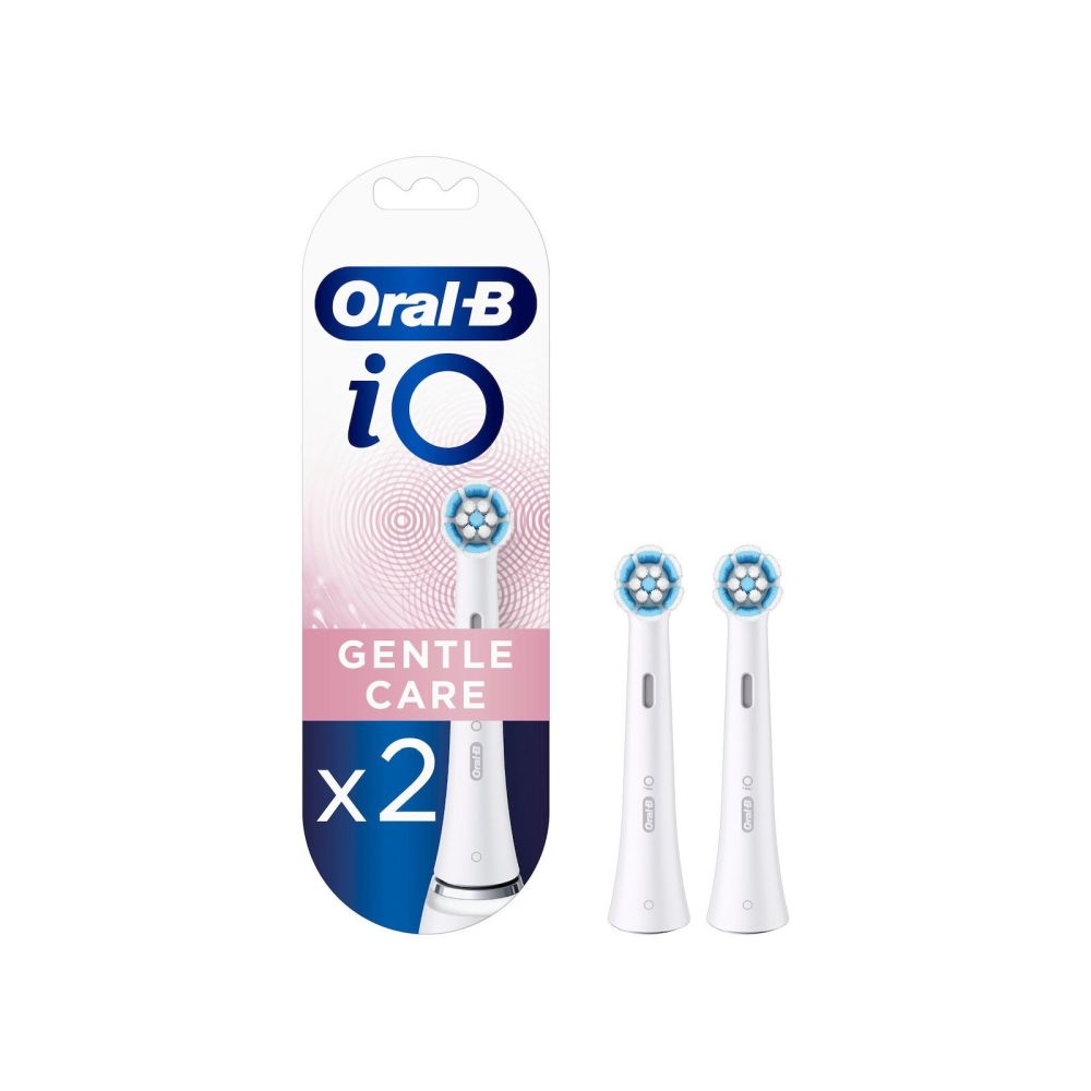 Oral-B iO Gentle Care Ανταλλακτικές Κεφαλές για Ηλεκτρική Οδοντόβουρτσα White 2τμχ 81769562