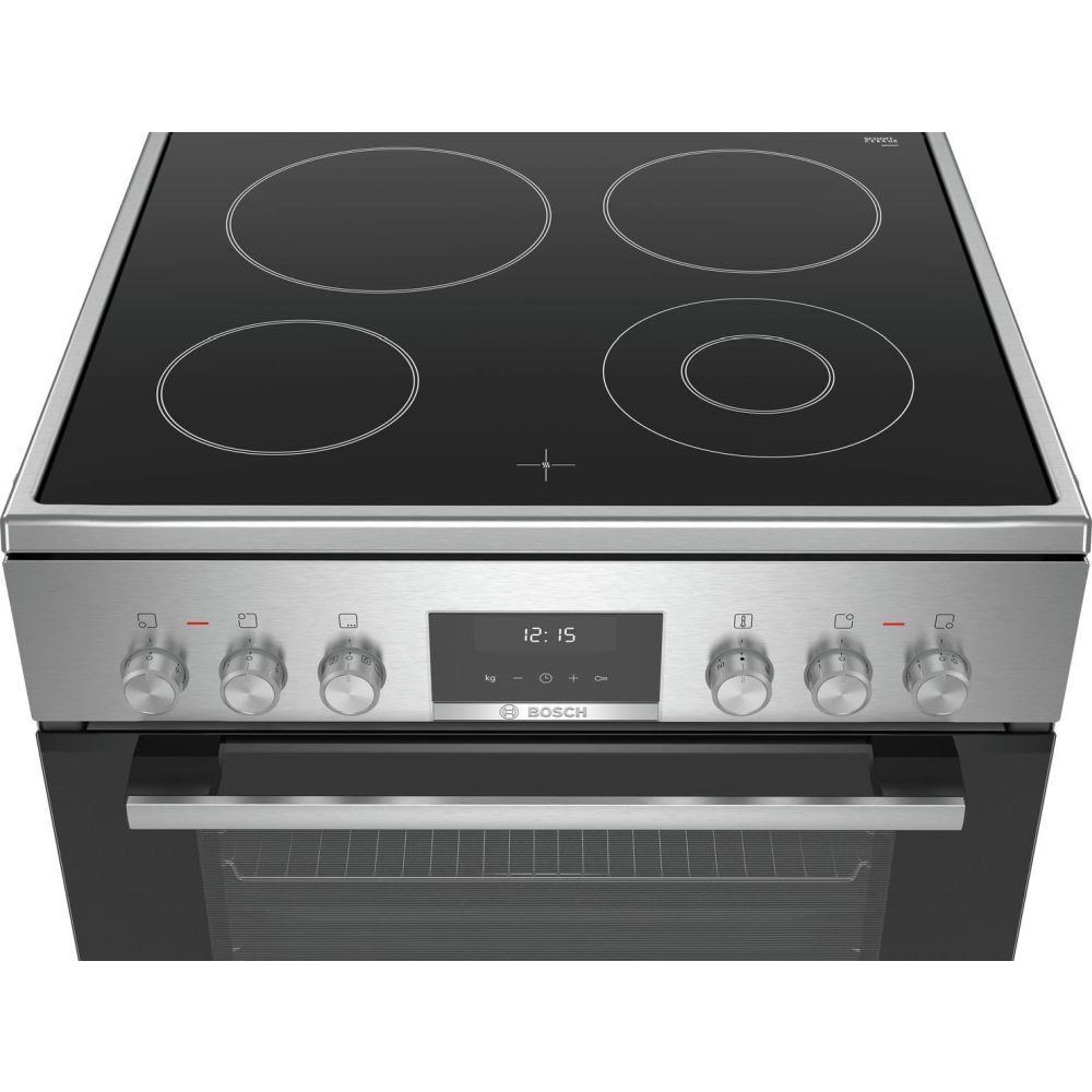 Bosch HKS59E150U Inox Κουζίνα 66lt με Εστίες Κεραμικές - Image 2