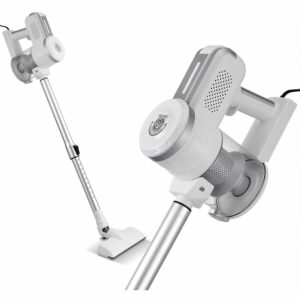 BRUNO BRN-0133 Ηλεκτρική Σκούπα 2 σε 1 600W Λευκή-Ασημί