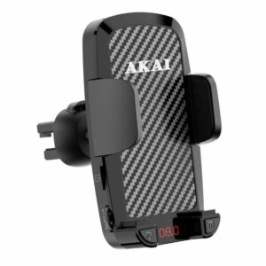 Akai FMT-C14BT Βάση Αυτοκινήτου και FM Transmitter με φορτιστή Bluetooth, 2 USB Type-C ΤF U-Disk Aux-Out και Handsfree 12V