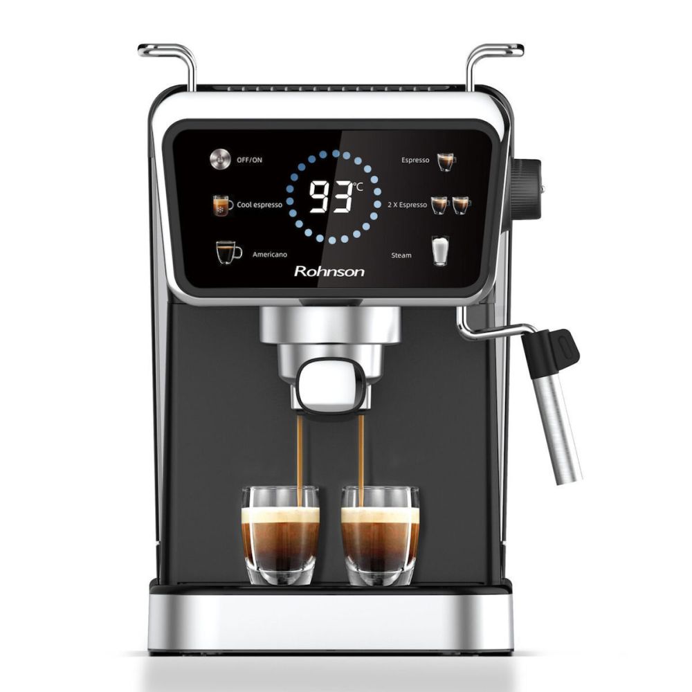 Rohnson R-98015 Hot & Cold Αυτόματη Μηχανή Espresso