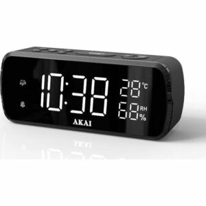 Akai ACR-1080 Επιτραπέζιο Ψηφιακό Ρολόι με Ξυπνητήρι & Ραδιόφωνο