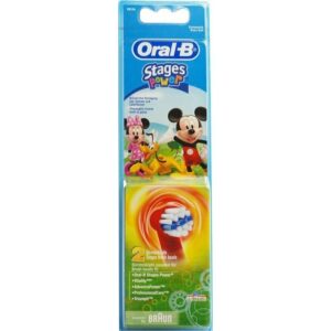 Oral-B Ανταλλακτικό για Ηλεκτρική Οδοντόβουρτσα Mickey Mouse Red για 3+ χρονών 2τμχ