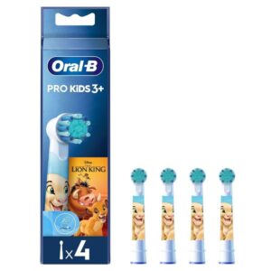 Oral-B Pro Kids Lion King 80775576 4 τεμ Ανταλλακτικά ηλεκτρικής οδοντόβουρτσας για παιδιά