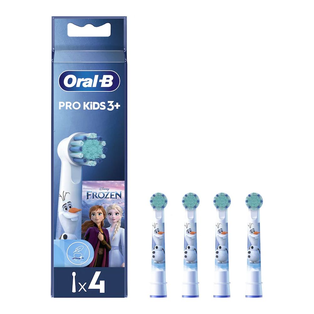 Oral-B Pro Kids Frozen 80751221 Ανταλλακτικές Κεφαλές Ηλεκτρικής Οδοντόβουρτσας 4 τεμ