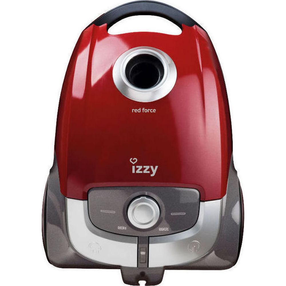 Izzy AC1108 Ηλεκτρική Σκούπα 700W με Σακούλα 4lt Κόκκινη