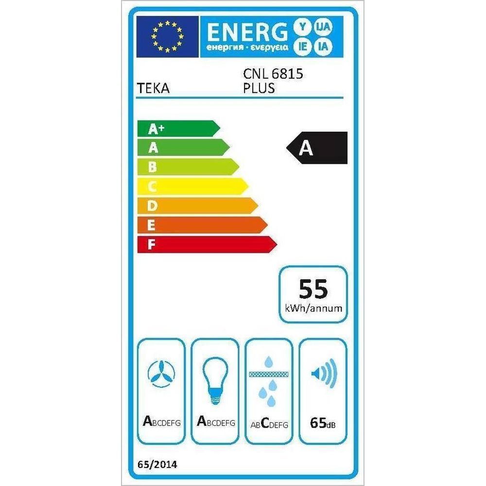 Teka CNL 6815 Plus Συρόμενος Απορροφητήρας 60cm Inox - Image 2