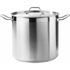 Hendi 832608 Ανοξείδωτη Μαρμίτα Χωρητικότητας 24lt με Διάμετρο 32εκ. και Ύψος 30εκ.