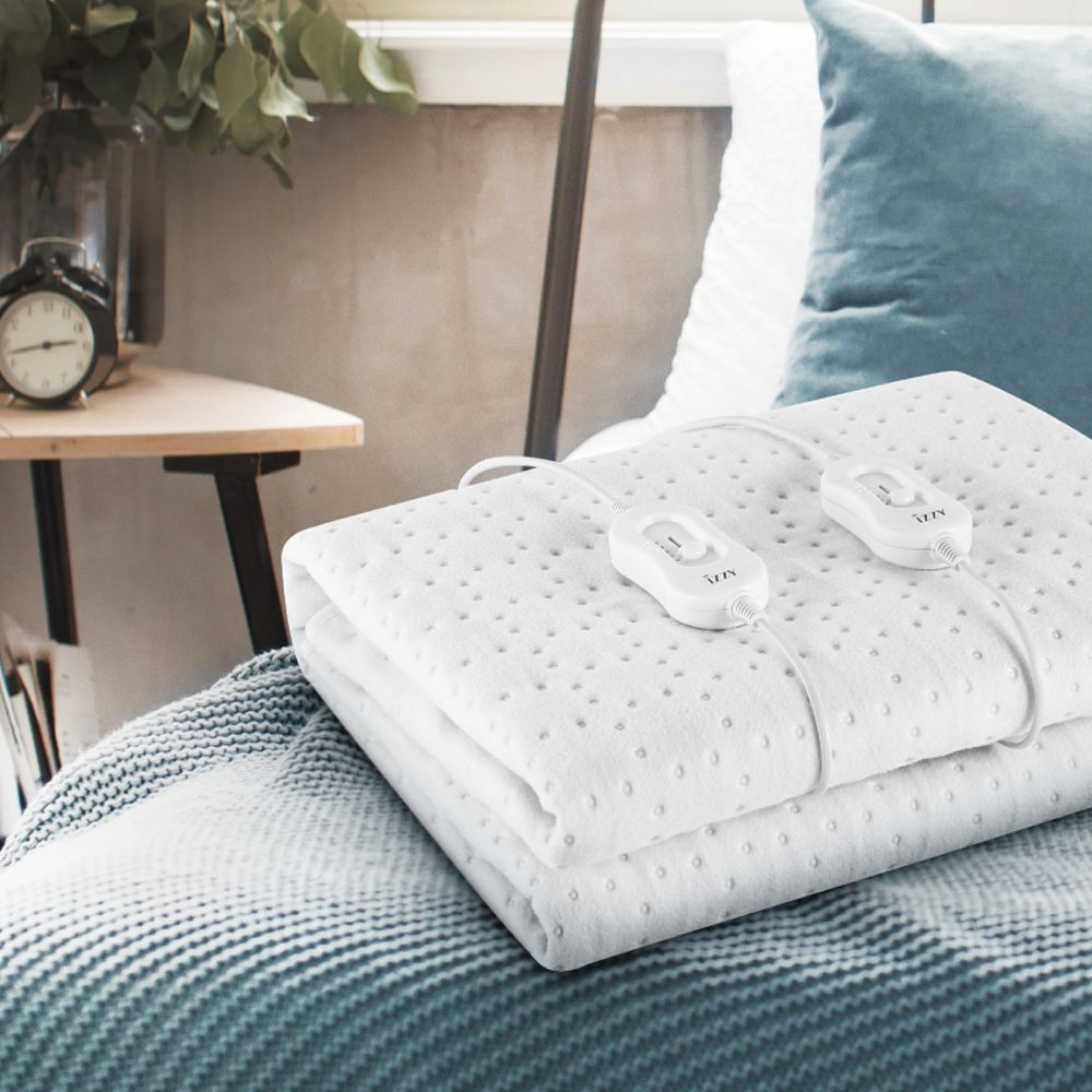 Izzy Sleepy IZ-9009 Διπλό Ηλεκτρικό Υπόστρωμα Πλενόμενο Λευκό 120W 140x160εκ. 223555 - Image 2