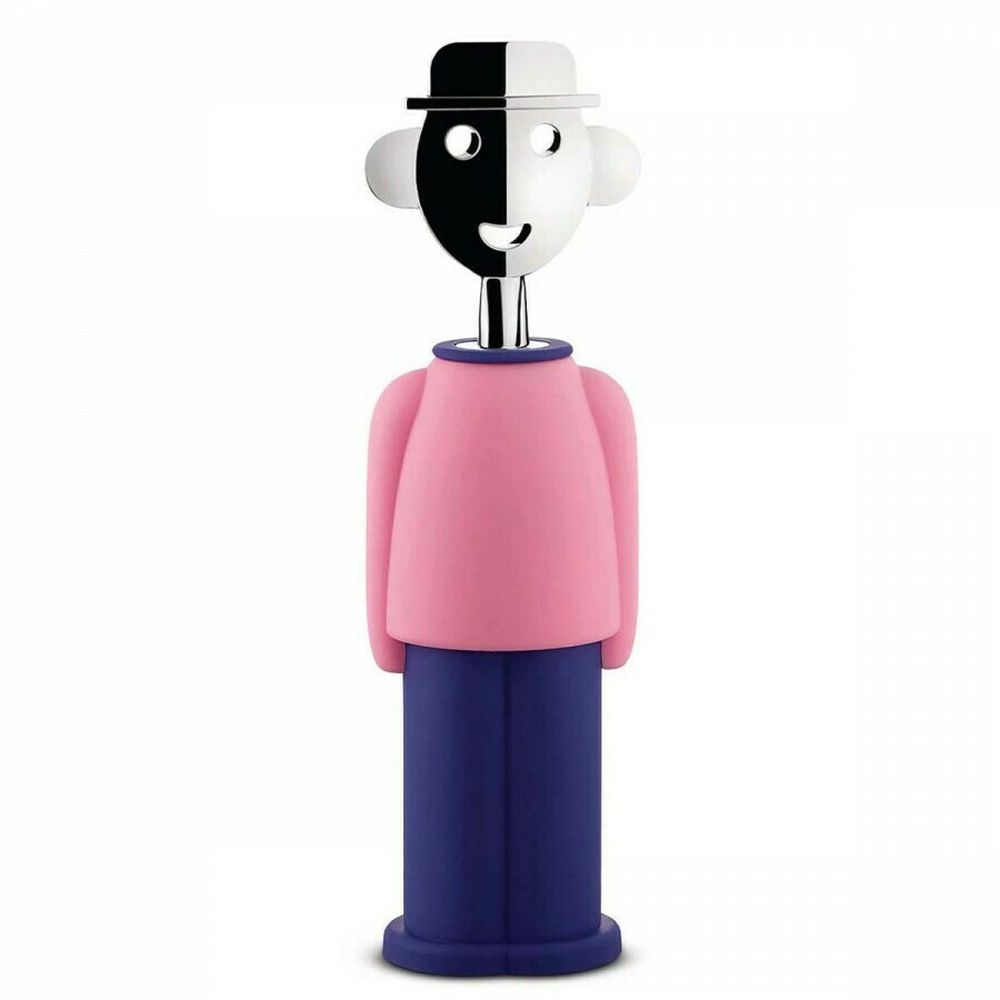 Alessi AM23 PAZ Τιρμπουσόν Alessandro M. 6x21cm Pink-Blue