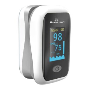 Powertech PT-922 Παλμικό Οξύμετρο Δακτύλου Μπαταρίας OLED Οθόνη